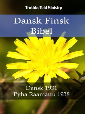 cover image of Dansk Finsk Bibel